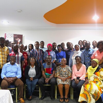 Group photograph of participants at the dissemination workshop
